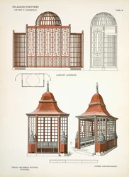 Architektur in Holz, ca. 1900